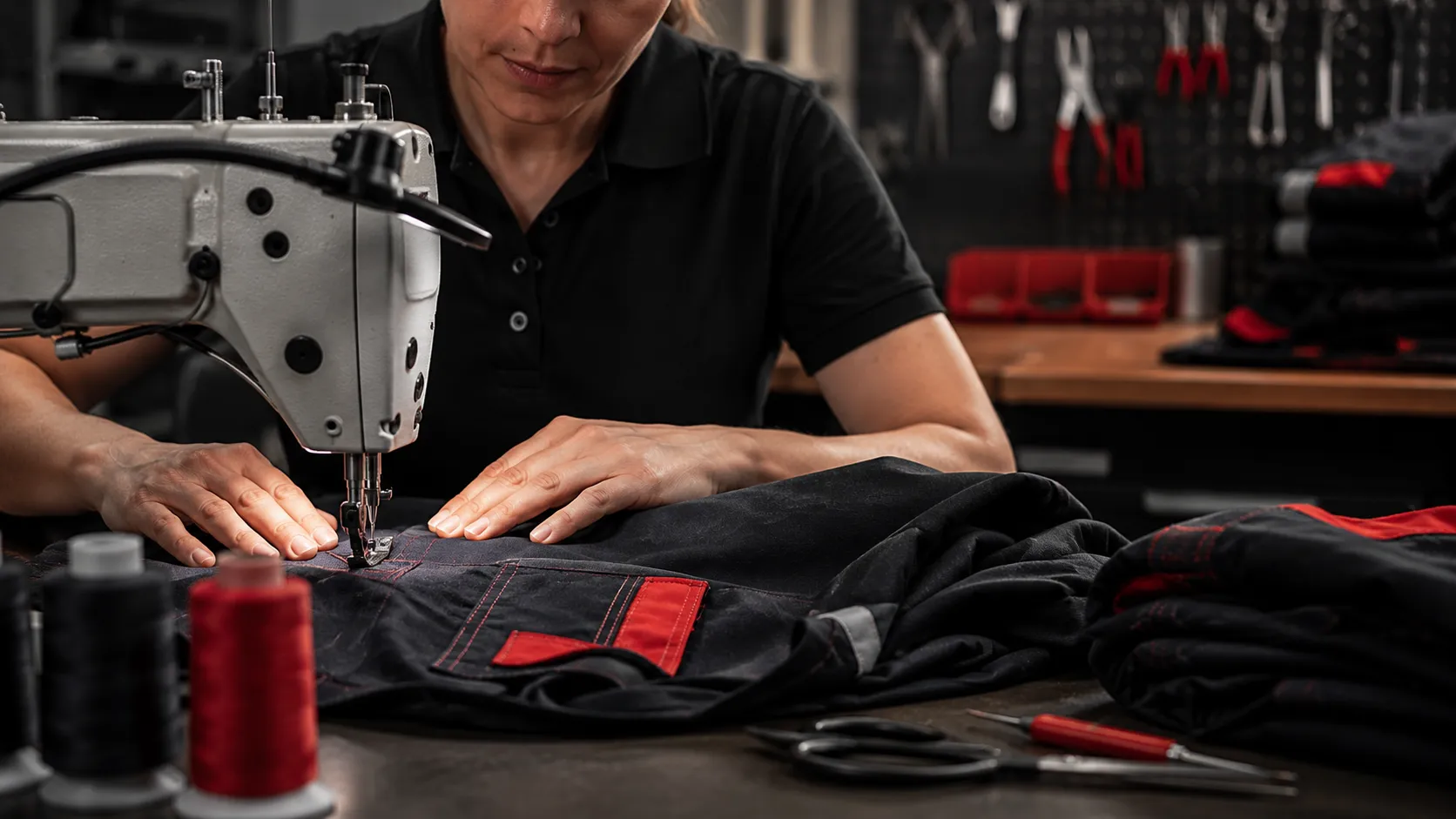 Reparaturservice für Arbeitskleidung